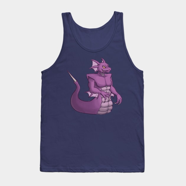 Battle Hungry Serpent Tank Top by ZioCorvid